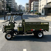 Mini-camion diesel polyvalent 2 roues motrices LOADPRO pour l'agriculture et la construction, véhicule utilitaire tout-terrain robuste avec une grande hauteur au sol