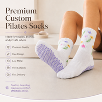 Chaussettes de yoga en coton tricotées pour femmes, design GRATUIT, respirantes, antidérapantes, pour le sport, la gym, le fitness et le Pilates