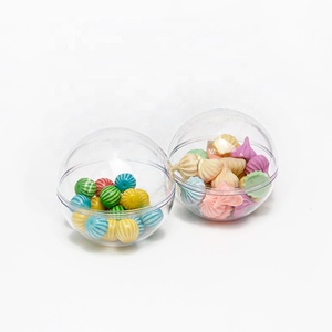 Romanzo plastica sferica rotonda trasparente per palla per caramelle o cioccolato confezione regalo vasetti PS - Product Image 6