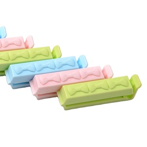 Sac alimentaire en plastique, pour le stockage du pain, du café, Clip étanche, coloré, peut être personnalisé, rangement des aliments - Product Image 1