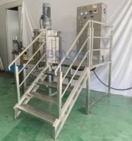 Machine à émulsifier en acier inoxydable SS304, chauffage à la vapeur, cisaillement élevé, automatique, pour la fabrication de shampooing, de savon liquide et de détergent
