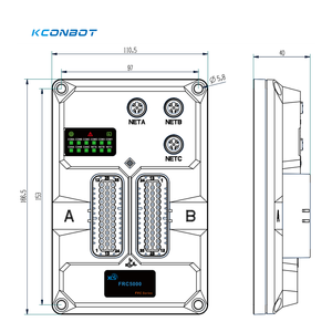KCONGBOT FRC5000 Controlador de Carretilla Elevadora <span class=keywords><strong>AGV</strong></span> para Exteriores Autónomo IP65 Protección Láser Slam Navegación Robot Chasis SDK para - Product Image 4