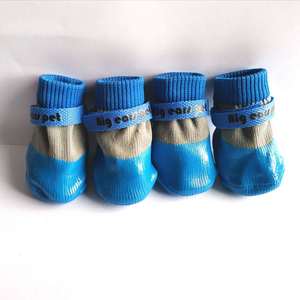 Chaussures souples <span class=keywords><strong>pour</strong></span> chiens: antidérapantes, sécurisées et anti-salissures! Bottines <span class=keywords><strong>pour</strong></span> <span class=keywords><strong>chien</strong></span> à pois imperméables, parfaites <span class=keywords><strong>pour</strong></span> tous les terrains! - Product Image 4