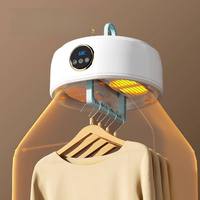 Séchoir Suspendu Pliable Intelligent à Chauffage Rapide, Mini Sécheuse Portable et Compacte