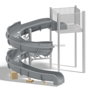 Gewerbliche Wasserpark ausrüstung im Freien Fiberglas-Schwimmbad rutsche für Haus, Hotel, Hinterhof, Schule - Product Image 2