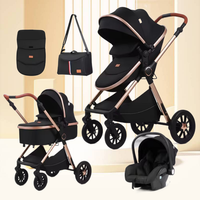 Modèles Para LW. Landau de luxe Poussette Bébé 4 En 1 Poussette Bébé Pliable Landau 3 En 1 Avec Siège Auto
