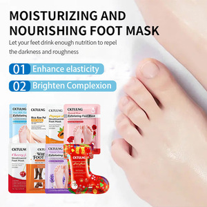 Mascarilla blanqueadora para pies con niacinamida Cktulng, exfoliante, hidratante, iluminadora para el cuidado de los pies secos - Product Image 3