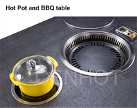 Cenhot meilleure table de hot pot pour les restaurants et les buffets