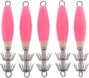 Móc câu mực bằng thép không gỉ phát sáng, dụng cụ câu mực phát quang - Product Image 5