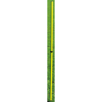 Poste Telescópico de PVC de 170 cm y 32 mm, Amarillo, Equipo de Entrenamiento de Agilidad