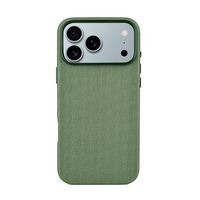 TechWoven Case Logo personnalisé avec fonction lanière Etui de téléphone pour iPhone 17 Lin-Texturé Etui de téléphone pour iPhone 17 Pro Max