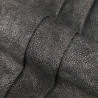 Bon Prix 75% polyester 25% PU Tissu Manteau De Fourrure En Cuir Végétalien En Gros Faux Pu Cuir Tissu pour Sac De Messager