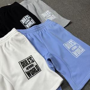 Shorts imprimés à lettres en relief style High Street, taille élastique, <span class=keywords><strong>Corteiz</strong></span> Devil's Island Sports Pentagram <span class=keywords><strong>Pants</strong></span> - Product Image 1