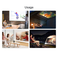 Projecteur portable intelligent BYINTEK P20 Mini, vidéo numérique 4K, multimédia, home cinéma, Android, Wifi, projecteur, beamer