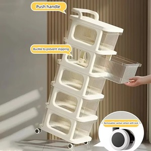 Venta al por mayor organizador de almacenamiento móvil carro cajón gabinete para cocina baño sala de estar - Product Image 6