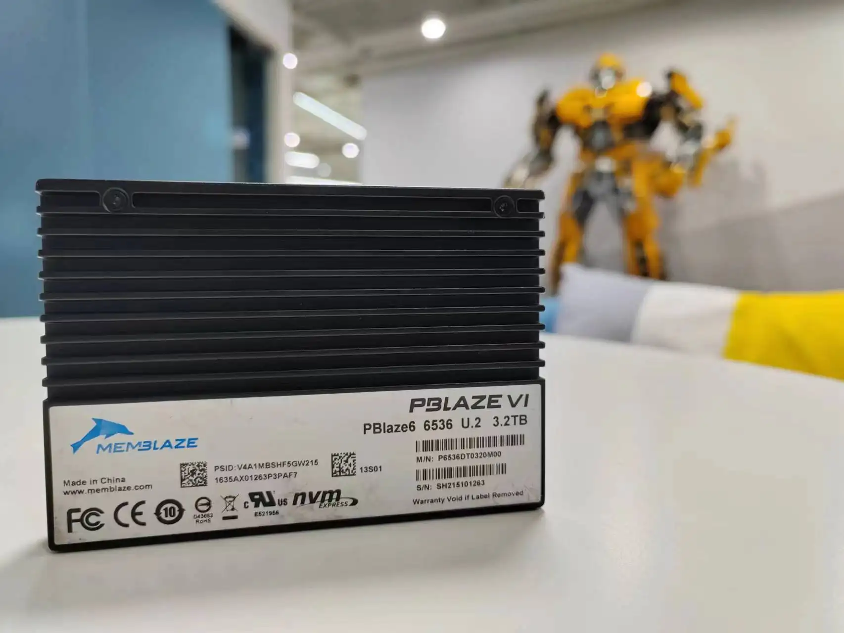 PBlaze6 6536 Gen4 PCIe 4.0 NVMe 1.4 SSD U.2 6.4T 8T PC server work-staion