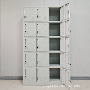 ตู้เก็บของโลหะ 15 ประตู 5 ชั้น สำหรับสำนักงานและโรงเรียน แบบตั้งพื้น ดีไซน์สี่เหลี่ยม KL-34 - Product Image 3