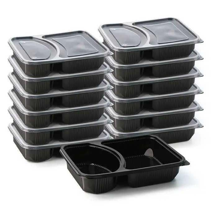 Factory 1200ml Disposable Food Packaging Box Microwave Safe Tight Seal Take Away Food Container