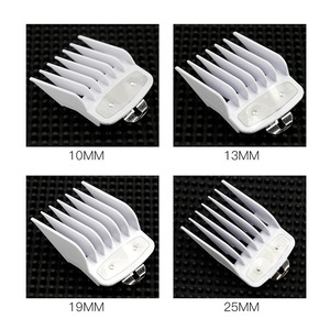 8PC Thép <span class=keywords><strong>Clip</strong></span> Tóc <span class=keywords><strong>Clipper</strong></span> Bảo Vệ Thiết Lập Salon Lớp Phai Lược Cho Pompadour & Taper Phong Cách Giới Hạn Lược - Product Image 3