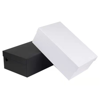 Boîte à chaussures et emballage tendance en carton ondulé rigide S1 fait main, avec protection UV, pour baskets