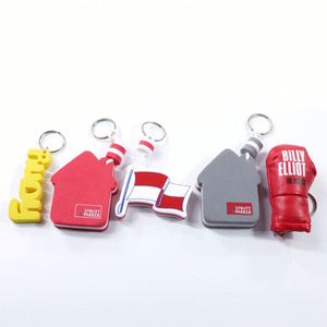 พวงกุญแจเรือทรงกระบอกพิมพ์โลโก้ตามสั่ง คุณภาพสูง ผลิตภัณฑ์ใหม่ ราคาถูก วัสดุ EVA โฟมลอยน้ำ - Product Image 4