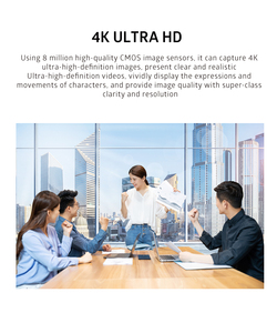 Caméra de vidéoconférence 4K AI Auto-Tracking 10X <span class=keywords><strong>ePTZ</strong></span> avec haut-parleur BT sans fil Barre vidéo pour les équipes Zoom Skype et plus - Product Image 3