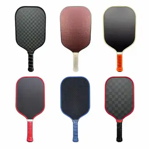 Melhor Venda Espessura De Fibra De Carbono Pickleball Paddle Grip Opcional Para Jogadores Pro