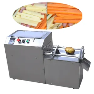 Roestvrijstalen Commerciële Groentesnijmachine Goedkope Prijs Elektrische Aardappelchips Snijmachine Gesneden Bamboe Schietmachine