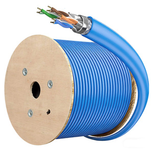 Cable Ethernet Cat8 22AWG BC SFTP Rollo de 305M Alta Velocidad 40Gbps 2000MHz Cable LAN de Cobre Puro para Instalación de Red - Product Image 1