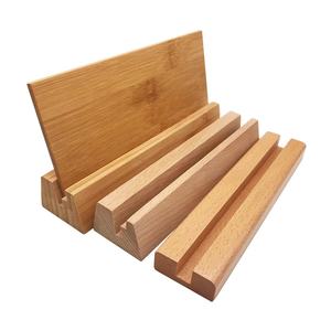 الاكريليك الجدول إطار الطاولة إطار صور حامل قائمة عرض موقف مع الخشب قاعدة - Product Image 4