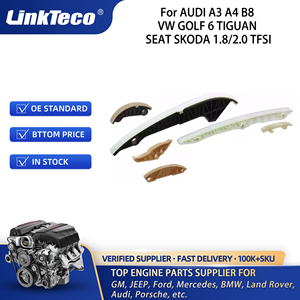 奥迪A3 A4 B8大众高尔夫6途观座椅斯柯达1.8/2.0 TFSI 06H103085G 06H103085GS5的Linkteco汽车发动机零件正时链条套件 - Product Image 6