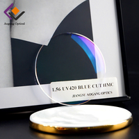 Lentes Oftálmicas Cr39 con Bloqueo de Luz Azul UV420 1.56, Lentes de Visión Única con Filtro de Luz Azul, Lentes Ópticas con Protección Contra Luz Azul, Venta al Por Mayor