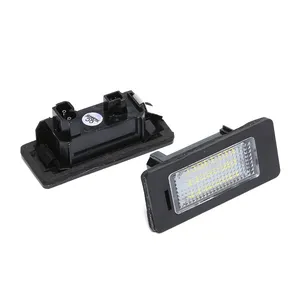 Luzes para placa de licença para carro, lâmpadas luzes da placa de carro xenon branca led para bmw e90 e82 e92 e93 m3 e39 e60 e70 x5