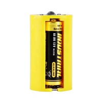 GLOBALTONE Adaptateur Convertisseur de Piles Parallèles en Plastique 3 Pièces AA LR6/UM-3 vers Taille D 503D avec Garantie de 3 Mois