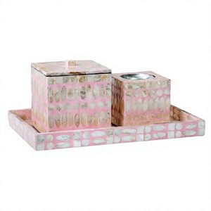 Zaynah Aura Mother Pearl Inlay Bakhoor Quemador Acrílico Contenedor Premium Juego decorativo Hecho a mano Ecológico Durable para - Product Image 1