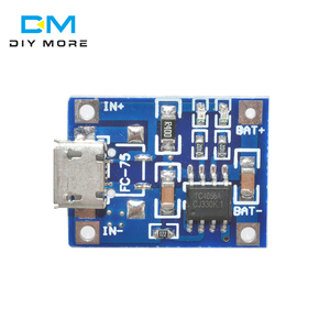 5 Cái DC 5V 1A Led Chỉ Báo Over Charge Bảo Vệ Xả 4.5 ~ 5.5V TP4056 Mini USB 18650 <span class=keywords><strong>Lithium</strong></span> Battery Charger <span class=keywords><strong>Board</strong></span> - Product Image 1