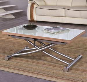 Casa risparmio di spazio mobili pieghevole tavolo <span class=keywords><strong>da</strong></span> pranzo in vetro trasformare <span class=keywords><strong>allungabile</strong></span> <span class=keywords><strong>tavolino</strong></span> - Product Image 4