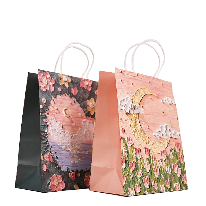 Confezioni Borse Fatte Con Buste Del Caffe Colore Della Pittura