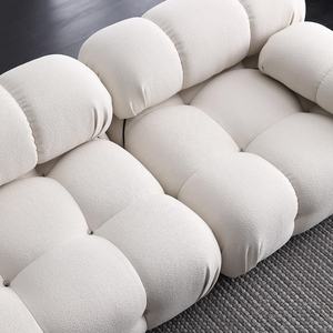 Sofá Modular de Tela de Borrego de Tres Plazas Zayshine Estilo Minimalista Italiano Mario Bellini, Juego de Sofás para Sala de Estar - Product Image 5