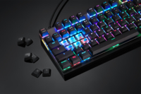 Clavier mécanique de gamer d'ordinateur de machine à écrire rétro-éclairé rgb personnalisé
