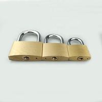 Cadenas à clé maîtresse en laiton pour usage maritime avec une seule clé pour ouvrir toutes les tailles 40 mm 50 mm et 60 mm