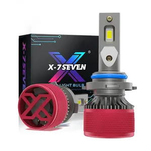 X-7SEVEN brand Aurora Pro 26000LM automotive led bulb 6500k cool white4 H7 led sunny/rainy/foggy car led headlight bulbs