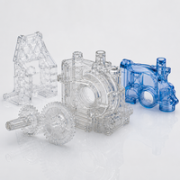Service d'impression 3D transparente sur mesure à prix d'usine, impression de modèles STL en résine, pièces en plastique, prototypage rapide, usinage
