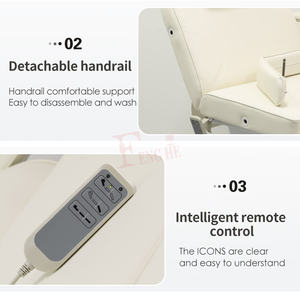 Tempat tidur pijat kecantikan, elektrik dapat diatur profesional meja perawatan Spa & Salon multifungsi untuk wajah - Product Image 5