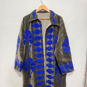 Winter Autumn Bohemian Style Cotton Canvas Breathable <b>Jacket</b> for Ladies Hot Selling TNT - Product Image 3