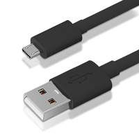 Câble USB haute vitesse vers Micro USB avec blindage en nylon tressé, 4 conducteurs, charge rapide 5A, logo et longueur personnalisés pour les commandes en gros