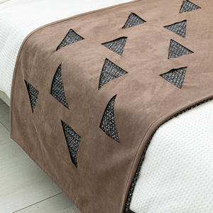 Wholesale Custom king Size Hotel Decorative Bed Runner Luxury Fancy Hotel <strong>Cushion</strong> Cover with <strong>Matched</strong> Bed Runner <strong>Set</strong> Decorative - Product Image 5