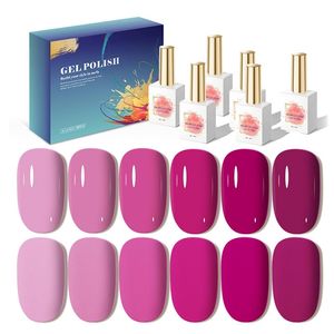 AILANUO esmalte de gel brillante de etiqueta privada de larga duración UV Soak off esmalte de uñas en colores sólidos DIY aplicación botella embalaje - Product Image 1