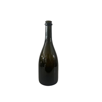 Bouteilles de vin en verre personnalisées, vides, mini, petites, 187, 375, 750 ml, col en liège Bourgogne, bon marché, pour champagne