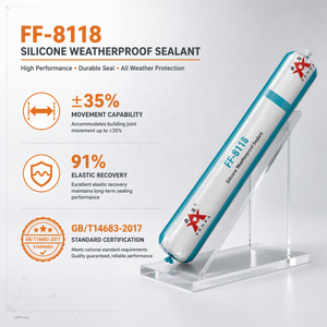 Scellant d'étanchéité en silicone pour façade architecturale, résistant aux intempéries, durabilité 30 ans, joint neutre, panneau métallique, revêtement ACM, usage commercial - Product Image 3